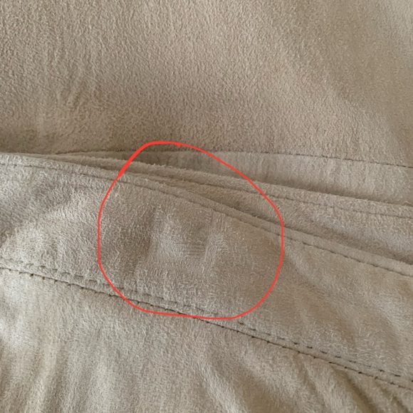 Patricia Wolf tan suede painted fringe maxi skirt   Size 8 - Picture 9 of 13